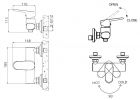 Смеситель Bravat Pure F9105161C-01 (PR1480)
