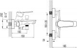 Смеситель Ferro Dijon BDJ1