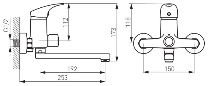 Смеситель Ferro One BFO3A, фото 2