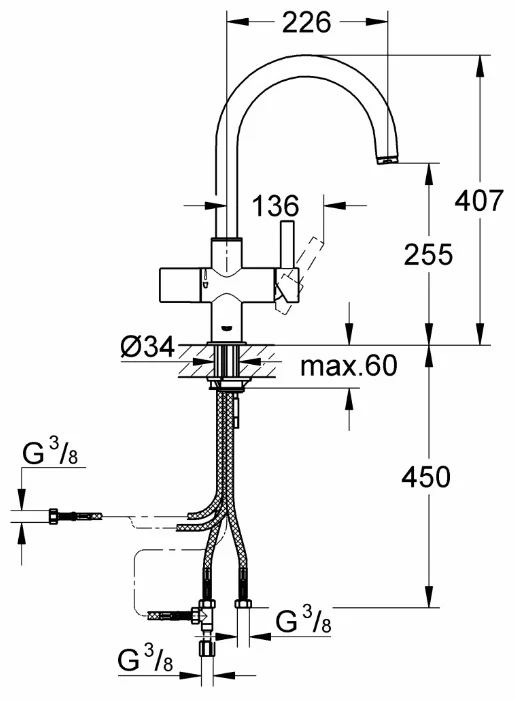 Смеситель Grohe Blue 33251000, фото 2