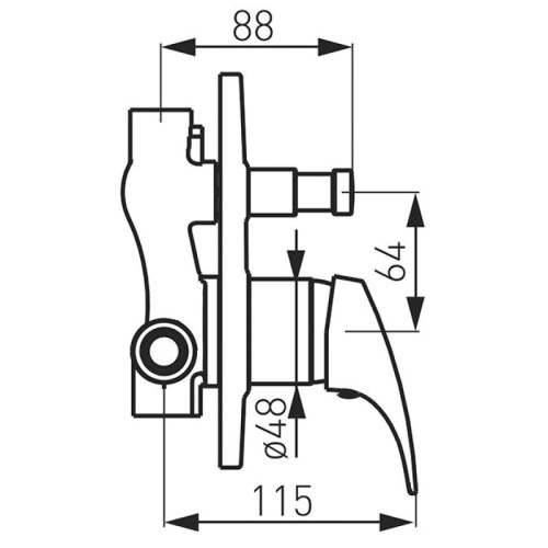 Смеситель Ferro One BFO7P, фото 2