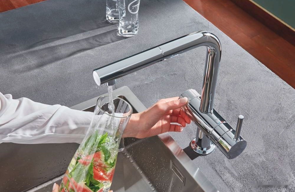 Смеситель Grohe Blue Pure Minta 119707 (суперсталь), фото 4
