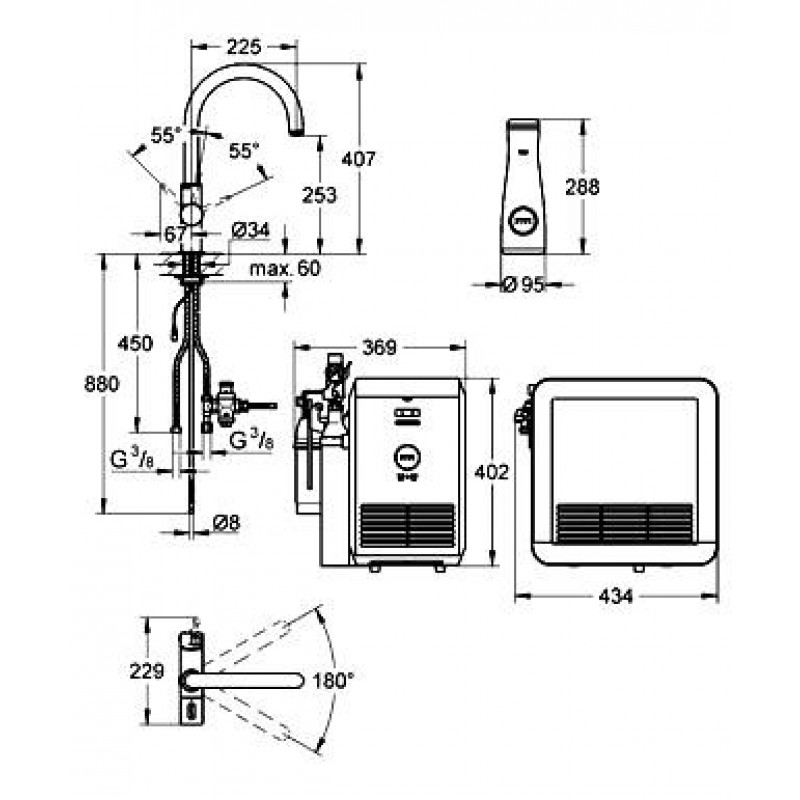 Смеситель Grohe Blue 31323 000, фото 2