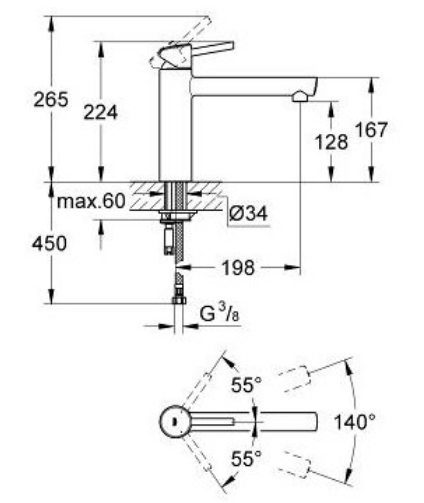 Смеситель Grohe Concetto 31128DC1, фото 2