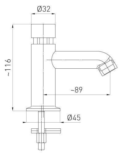 Смеситель Ferro Presstige II Z201R, фото 2