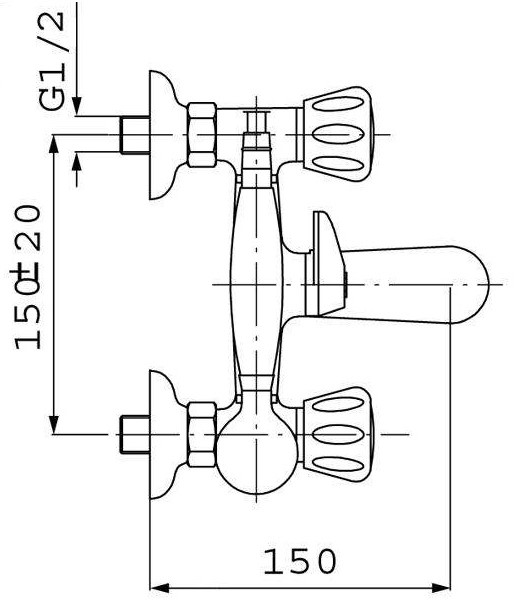 Смеситель Ferro Standard BST11, фото 2