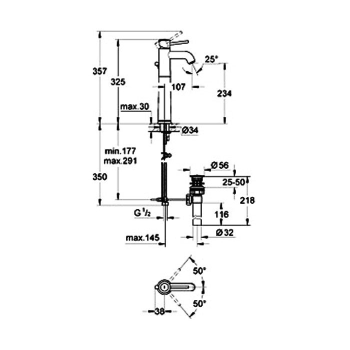 Смеситель Grohe BauClassic 32868000, фото 3