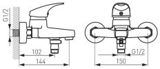 Смеситель Ferro One BFO1