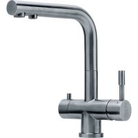 Смеситель Franke Atlas Clear Water (нерж. сталь, с подключением на фильтр)
