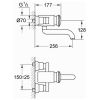 Смеситель Grohe Contromix Public 36113000