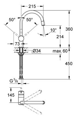 Смеситель Grohe Minta 32918DC0, фото 2
