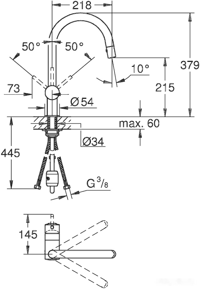 Смеситель Grohe Minta 32321A02, фото 2