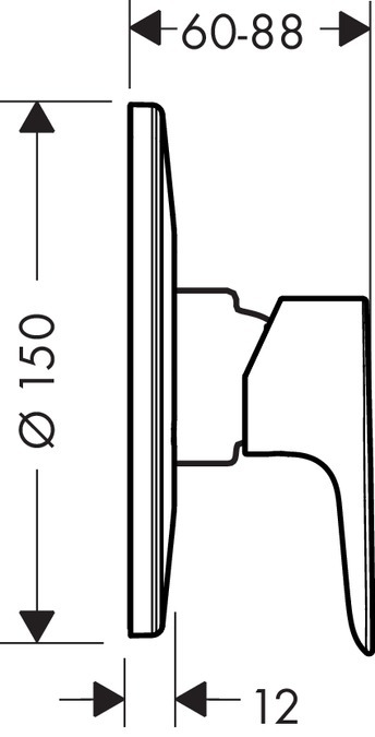 Смеситель Hansgrohe Talis E 71766000, фото 2