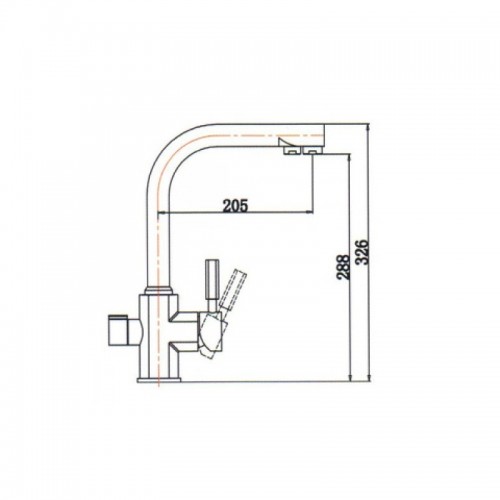 Смеситель Kaiser Decor 40144-10 White, фото 2