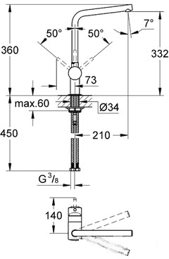 Смеситель Grohe Minta 31375DC0, фото 2