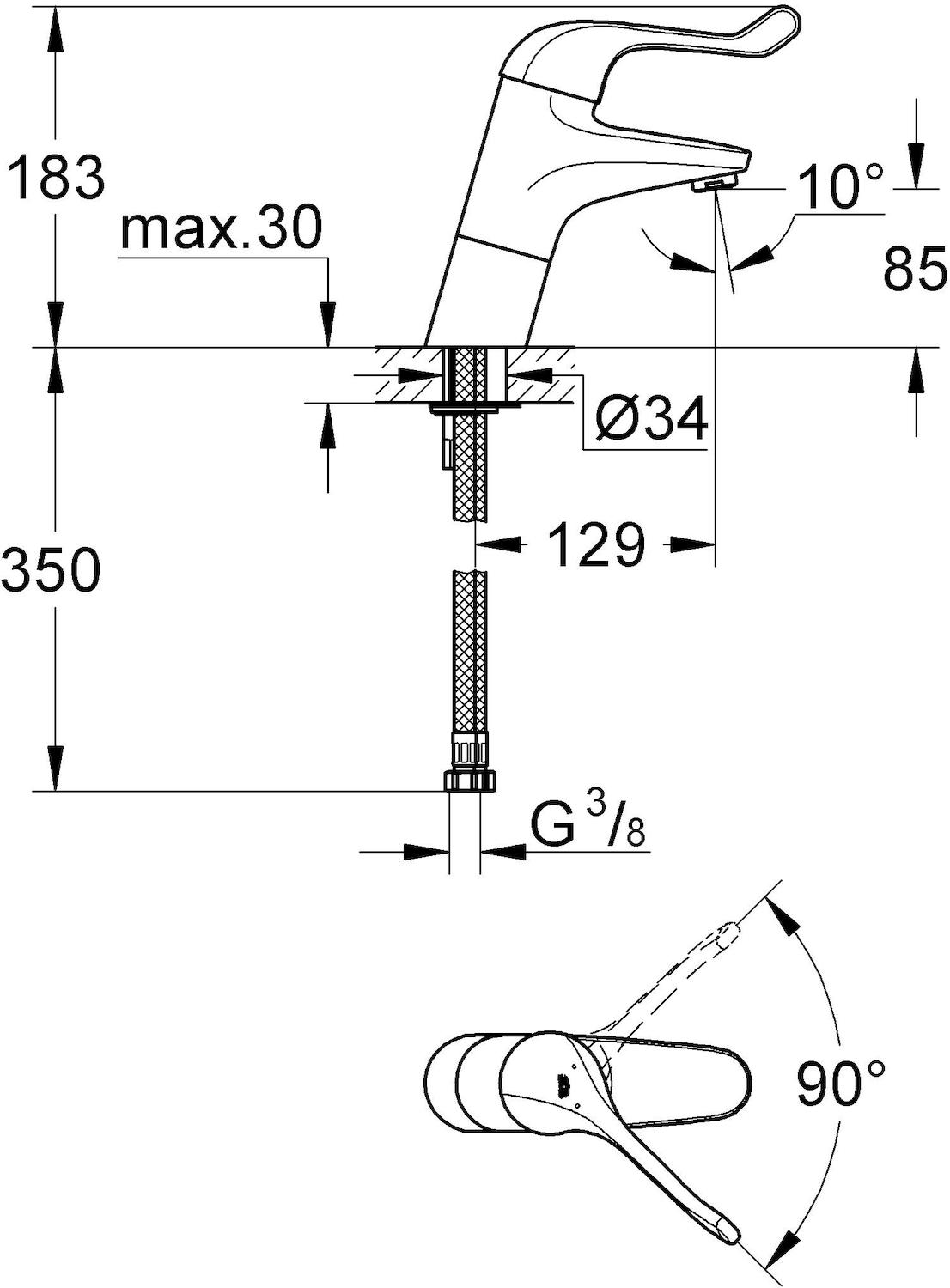 Смеситель Grohe Euroeco Special 32790000, фото 2
