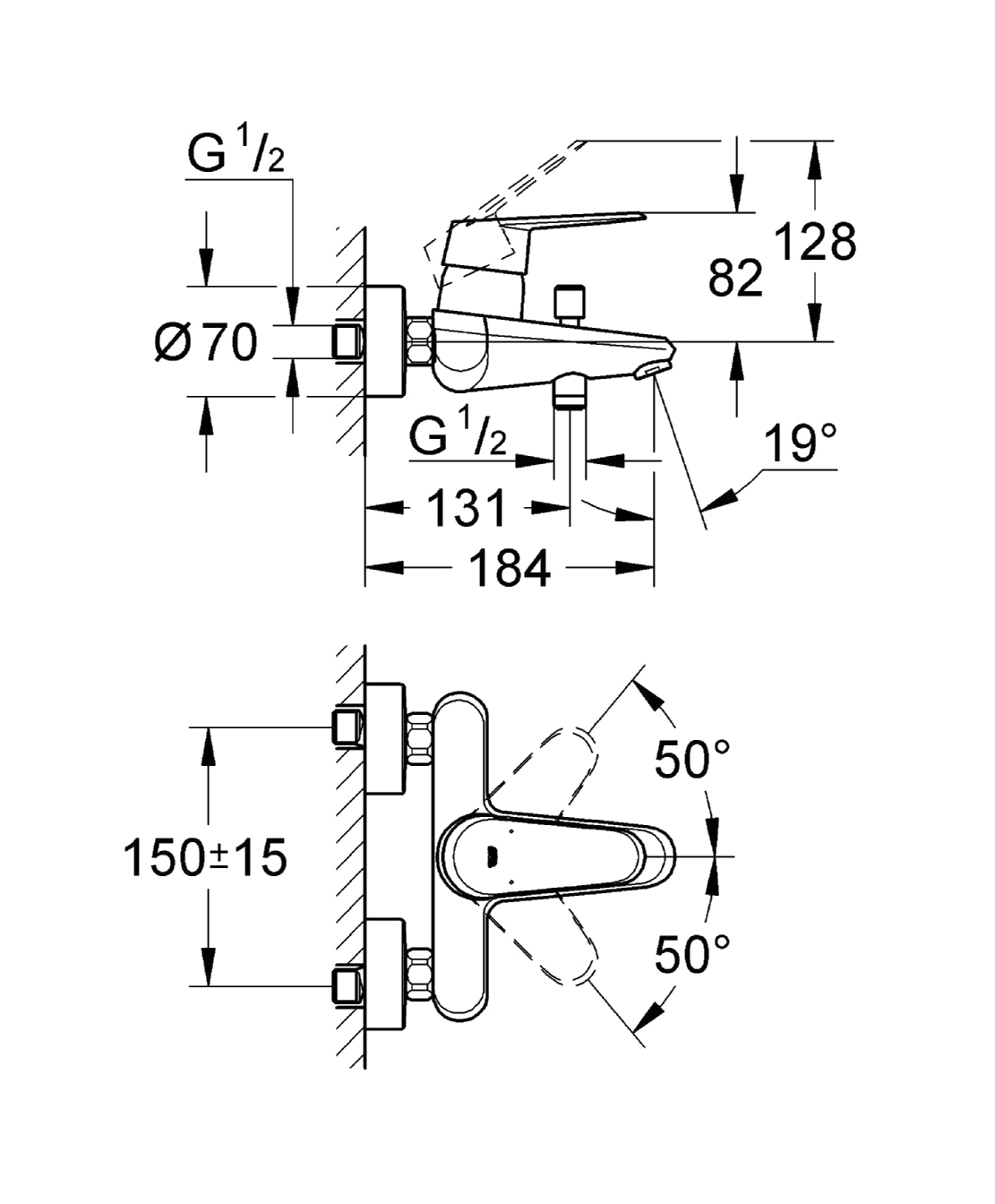 Смеситель Grohe Eurodisc Cosmopolitan 33390002, фото 3