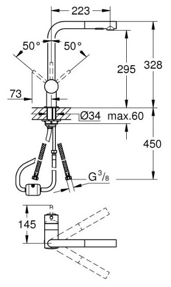Смеситель Grohe Minta 30274DC0, фото 2
