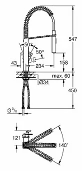 Смеситель Grohe Eurocube 31395DC0, фото 2