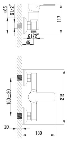 Смеситель Lemark Plus Grace LM1503C, фото 2