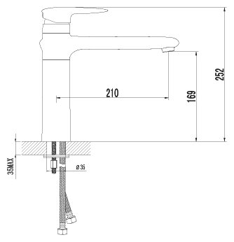 Смеситель Lemark Status LM4404C, фото 2