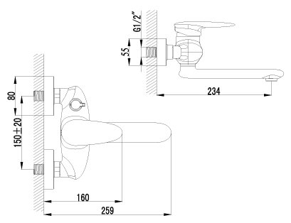 Смеситель Lemark Status LM4414C, фото 2