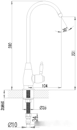 Смеситель Lemark Villa LM4840B, фото 2
