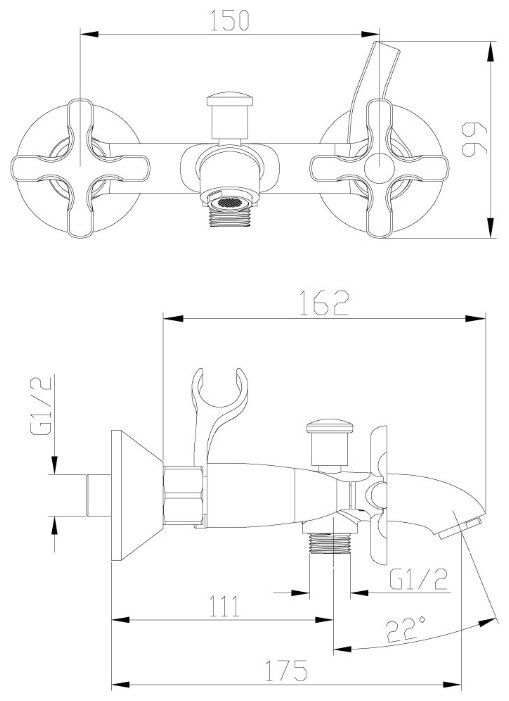 Смеситель Lemark Duetto LM5712C, фото 2