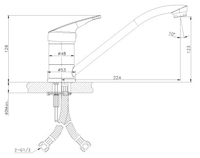 Смеситель Lemark Expert LM5071S, фото 2