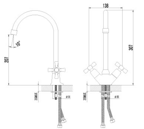Смеситель Lemark Benefit LM2505C, фото 2