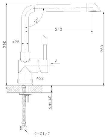 Смеситель Lemark Expert LM5074S, фото 2