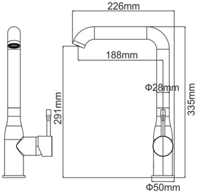 Смеситель Ledeme L4698-M, фото 2