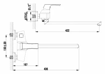 Смеситель Lemark Unit LM4517C, фото 2
