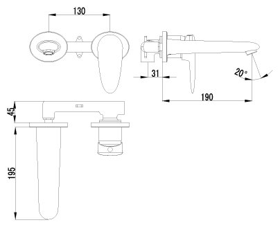 Смеситель Lemark Status LM4426C, фото 2
