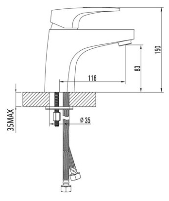 Смеситель Lemark Shift LM4306C, фото 2