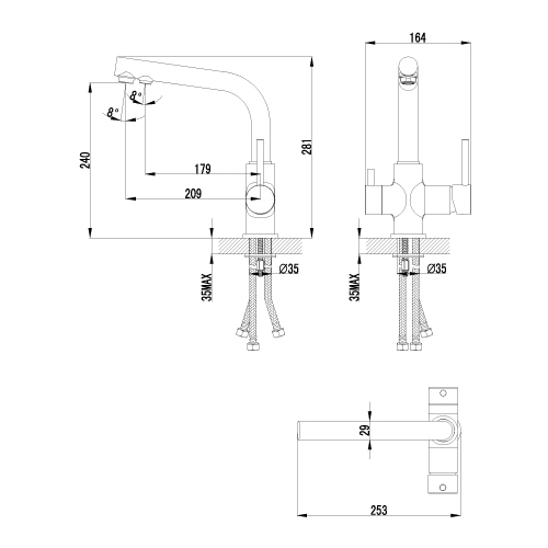 Смеситель Lemark Comfort LM3061C, фото 2