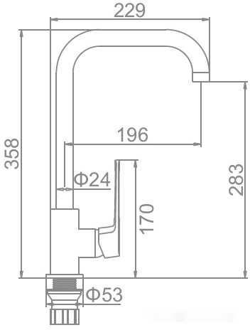 Смеситель Ledeme L4067, фото 2