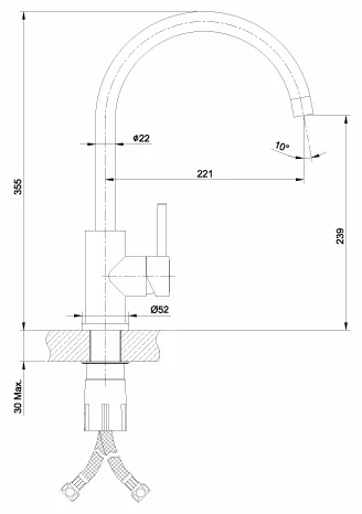 Смеситель Lemark Expert LM5078S, фото 2