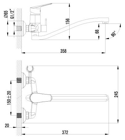 Смеситель Lemark Partner LM6553C, фото 2