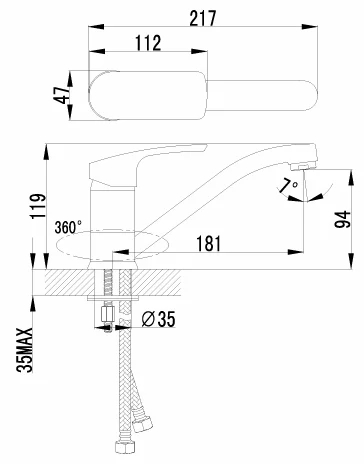 Смеситель Lemark Plus Shape LM1704C, фото 2