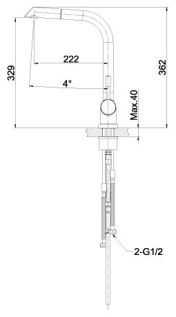 Смеситель Lemark Expert LM5075S, фото 2