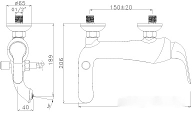 Смеситель Lemark Swan LM5402BG, фото 2