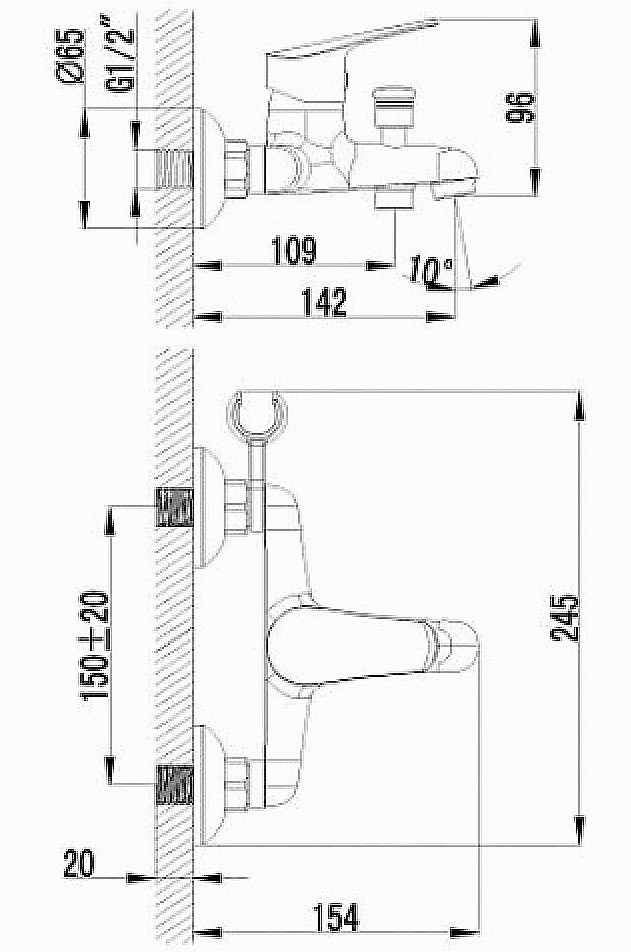 Смеситель Lemark Partner LM6552C, фото 3