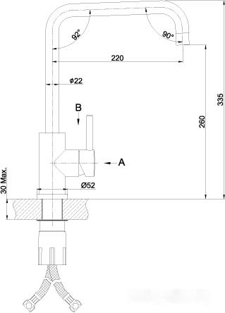Смеситель Lemark EXPERT LM5077S, фото 2