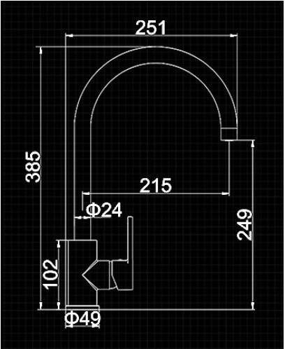 Смеситель Ledeme L4066, фото 4