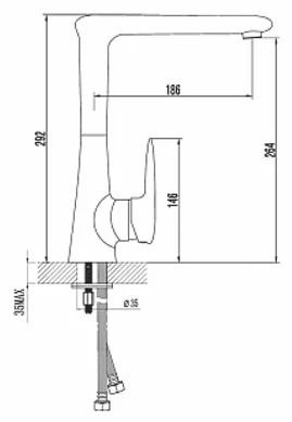 Смеситель Lemark Status LM4405C, фото 2