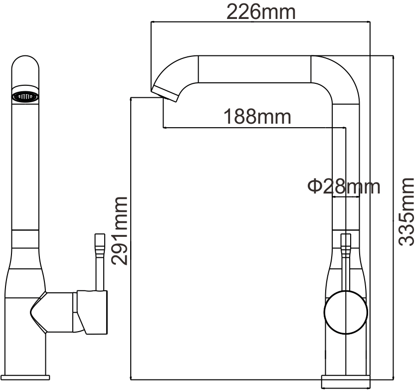 Смеситель Ledeme L4698-W, фото 3