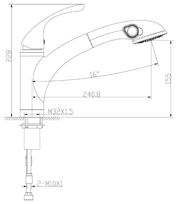 Смеситель Lemark Intense LM5650C, фото 2