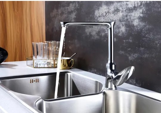 Смеситель Lemark Nero LM0205C для кухонной мойки, фото 2