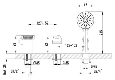 Смеситель Lemark Shift LM4345C, фото 2
